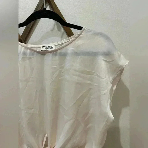 Show me your MuMu tie blouse Katrina - Picture 2 of 7